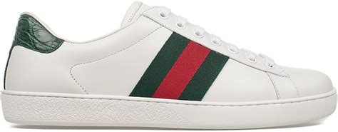 sneakers uomo bianche gucci|gucci sneaker uomo.